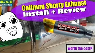 Coffman Exhaust Install amp Review  Honda CBR500r  How to Remove Stock Exhaust [upl. by Atika]