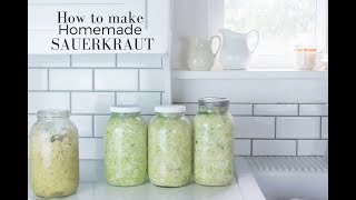 How to Make Sauerkraut [upl. by Oibaf]