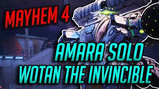 Borderlands 3 Amara solo Wotan the Invincible — Mayhem 4  TVHM [upl. by Nuhsar]