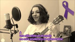 Rozalén  La puerta violeta ukelele short cover [upl. by Januarius]