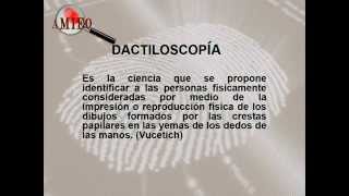 Dactiloscopia [upl. by Ttreve]