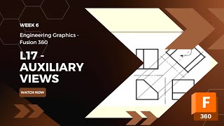 Fusion 360  Auxiliary View [upl. by Michael]