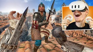 Assassins Creed Nexus VR Gameplay On Quest 3 Is A Blast [upl. by Gates615]