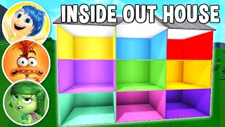 Bloxburg INSIDE OUT CHARACTERS House CHALLENGE [upl. by Etteve228]