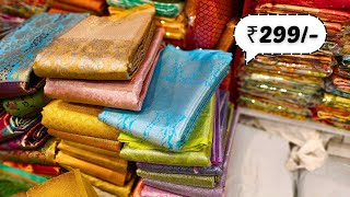 Madina పట్టు చీరలు ₹299 Single Delivery పెళ్లి స్పెషల్ ఆఫర్ Fancy Pattu Sarees Hyderabad [upl. by Sianna]