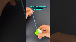 Paper Origami Frisbee Folding Instructions origamieasy origamitutorial origamicraft shorts [upl. by Alroi140]