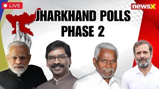 LIVE Jharkhand Assembly Election  Phase 2  Non Stop Coverage  NewsX [upl. by Anilat]