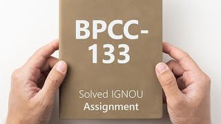 BPCC133 solved assignment 202425  BPCC133 solved assignment 2025  BPCC133 assignment [upl. by Fulvia]