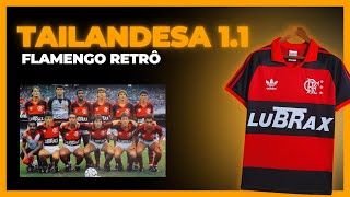 UNBOXING CAMISA DO FLAMENGO RETRÔ 1987  CAMISAS DE TIME TAILANDESAS 1 1 [upl. by Releyks]