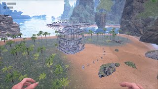 Ark PvP Raiding In Mythix server [upl. by Bubalo]