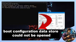 The Boot Configuration Data Store Could Not Be Opened  Access Denied in msconfig 2024 [upl. by Joash515]