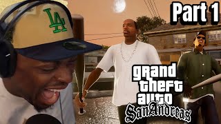 We Back  Grand Theft Auto San Andreas Definitive Edition Walkthrough  Part 1 [upl. by Oiramed496]