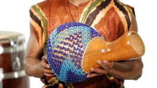 How to Play the Shekere  African Drums [upl. by Aonehc]