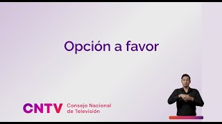 Franja Plebiscito Constitucional Opción a favor [upl. by Niobe]