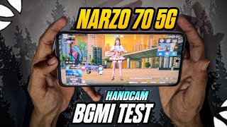 REALME NARZO 70 5G PUBG BGMI GAMING TEST 🔥  REALME NARZO 70 5G DETAILED REVIEW IN 2024 [upl. by Bertie]