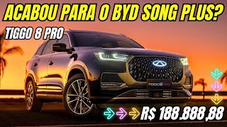 TIGGO 8 PRO QUER ACABAR COM BYD SONG PLUS E SONG PRO VAI CONSEGUIR BONITO ELE É [upl. by Fermin]