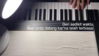 Risalah Hati  Piano Only Lower Key [upl. by Llevart]