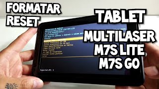 RESET TABLET MULTILASER M7s LITE  M7s GO [upl. by Nnailuj]