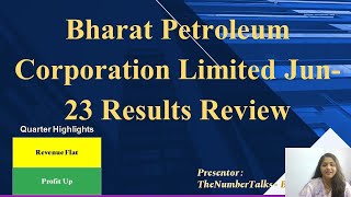 BPCL June23 Q1 FY24 Quarterly Result BPCL Latest News BPCL Result Today BPCL Shares Today [upl. by Feld]