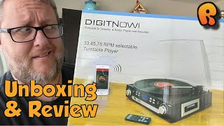 DIGITNOW Turntable Player  Unboxing amp Review [upl. by Lichtenfeld]