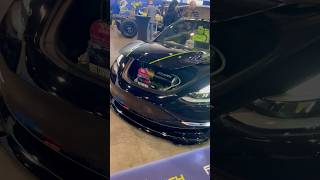 Custom Tesla on Air Suspension at Sema 2024 [upl. by Grantley]