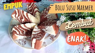 Cara Membuat Bolu Susu Marmer [upl. by Adav798]