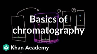 Basics of chromatography  Chemical processes  MCAT  Khan Academy [upl. by Oruntha]