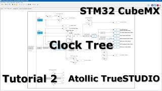 Beginning STM32 ARM Microcontroller Programming  Tutorial 2 Clock Tree [upl. by Windham656]