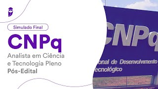 Simulado Final CNPq – Analista Pleno I  Administração e Recursos Logísticos  Correção [upl. by Nenad]