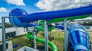 65 mph Insano Water Slide at Beach Park [upl. by Adnwahsor]