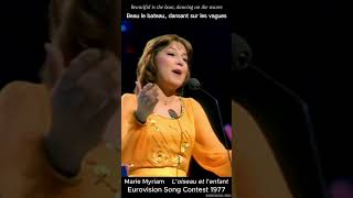 Winner of the Eurovision Song Contest 1977  Marie Myriam quotLoiseau et lenfantquot France 🇫🇷 [upl. by Gapin]