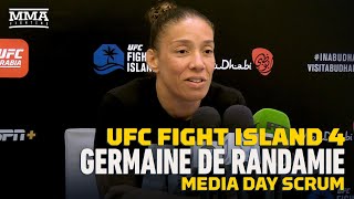 UFC Fight Island 4 Germaine de Randamie Says UFC Hasnt Really Shown Me Respect  MMA Fighting [upl. by Worrell]