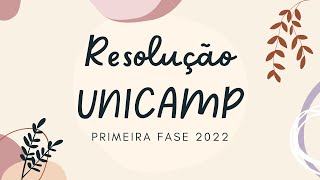 Resolução Comentada Biologia UNICAMP 1ª fase 2022 [upl. by Htaras51]