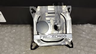 Unboxing GPU block universal freezemod para water cooler custom [upl. by Ahsiniuq]