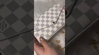 LV POCHETTE FÉLICIE DAMIER AZUR 2024REVIEW ON MY CHANNELlv luxuryonabudget hifootshorts [upl. by Farlay]