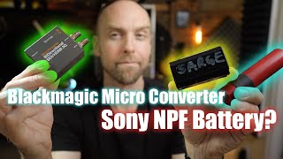 Blackmagic HDMI to SDI Micro Converter on Battery Power and quirks [upl. by Ahsieat]