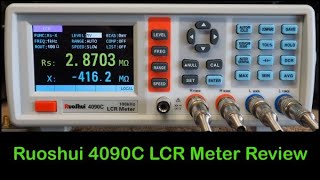 Ruoshui 4090C LCR Meter Review 092 [upl. by Milburt698]