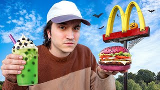 Probé todos los Menús Fast Food de Halloween en Estados Unidos [upl. by Enellij450]