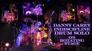 DANNY CAREY quotINDISCIPLINEquot DRUM SOLO ON ROTATING STAGE [upl. by Anaugal]