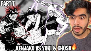 Kenjaku is a MONSTER 🔥 Kenjaku vs Yuki amp Choso  JJK S3  Culling Games Arc P7 Ch  202  208 [upl. by Ynatsed]