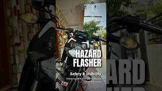 How to install hazard flasher just 50 RS shorts motorcycle maintenance [upl. by Tuhn]