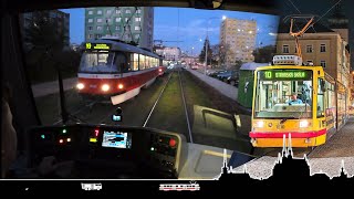 Desítka z RAK přes PIS na NVL 🚋 Cab view tram Brno [upl. by Vashtee401]