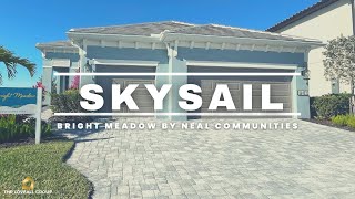 SkySail  Bright Meadow Floor Plan by Neal Communities  Naples Florida New Construction Homes [upl. by Inanaup219]