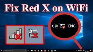 How to Fix Red X on WiFi Windows 10 [upl. by Cherida]