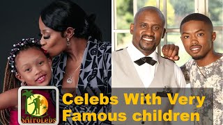 10 Celebs with Very famous Children in Mzansi [upl. by Onairam723]