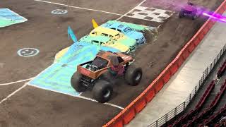 Monster truck mania Sydney 2024 entertainment freestyle [upl. by Dallis]