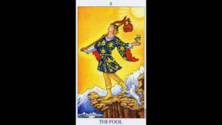 CURSO DEL TAROT Leccion 1  Arcano Mayor 00 El Loco Tarot Rider Waite [upl. by Aynod]