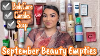 September Beauty Empties Vlogtober Day 4 [upl. by Macguiness]