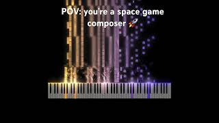 POV you’re a space game composer 🚀 shorts spacegame scifi composer [upl. by Atinrahc]