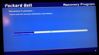 Packard Bell iMedia 3050 restore [upl. by Frentz758]